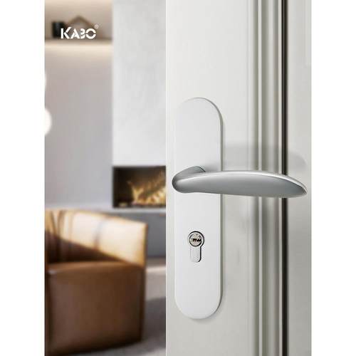 德国卡波门锁室内卧室门锁简易家庭浴室空间铝柄实木门锁