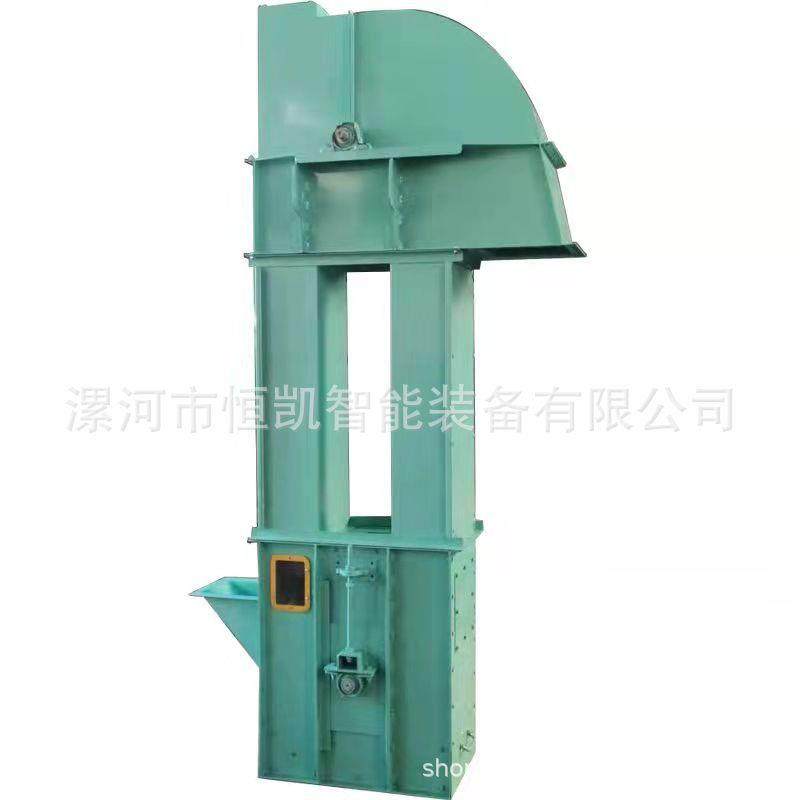 斗式提升机利用皮带畚斗垂直颗粒及粉状升降机物料电动提料机智能