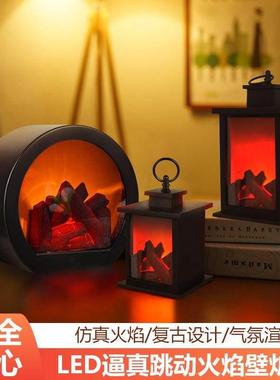 彷真电子火焰氛围灯乔迁之喜火炉进宅火盆搬家仪式用品入户摆件喜