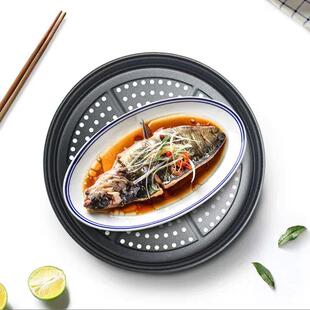 加厚32cm蒸笼麦饭石蒸格钛金锅蒸馒头陶土炒锅紫砂不粘锅蒸架28cm