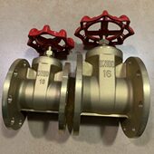 法兰铜闸阀Z45W16T工程专用全铜法兰闸阀DN15