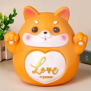 存钱罐2024年新款只进不出儿童男女孩防摔可存取储蓄罐狗猫兔猪龙