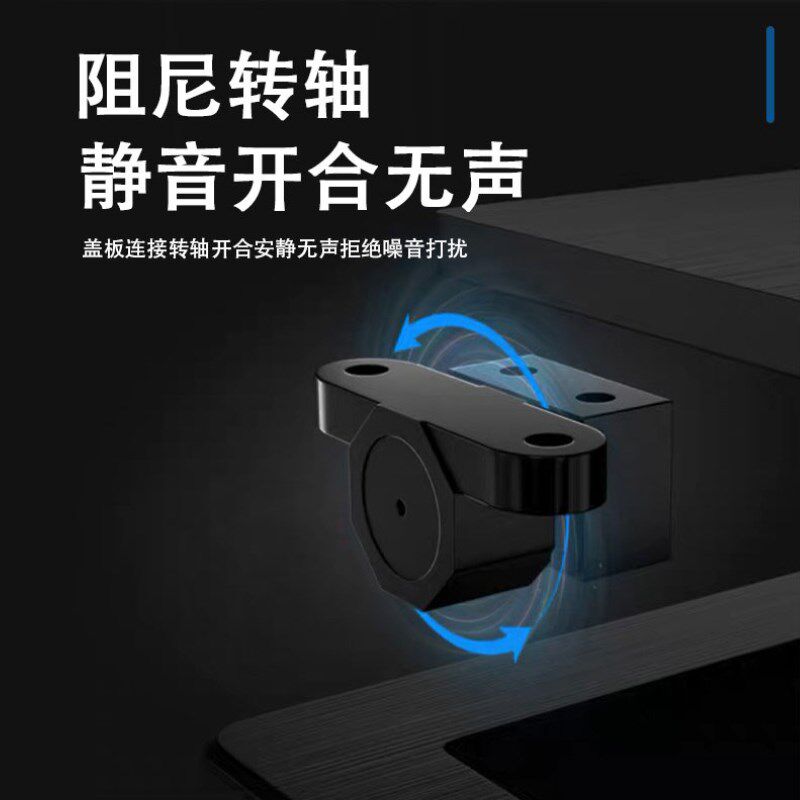 办公桌铝合金穿线孔盖板电脑桌穿线盒缓冲阻尼过线孔电视柜装饰盖