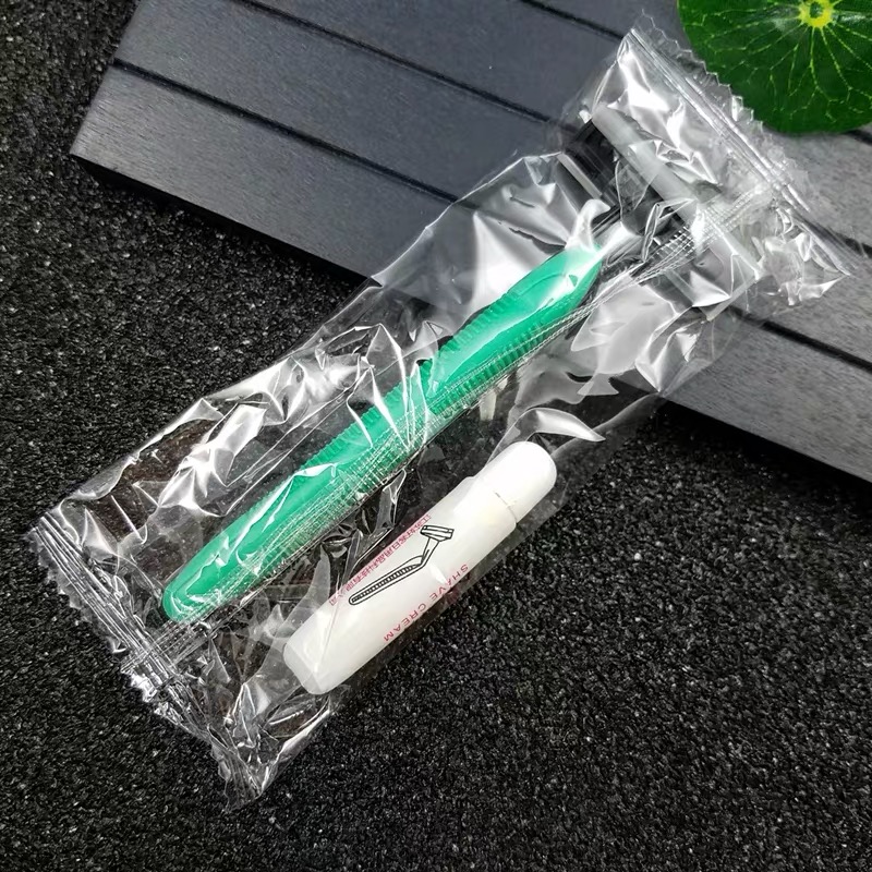 酒店宾馆浴场用旅行一次性剃须刀剃须膏须刨刮胡刀不锈钢刀片包邮