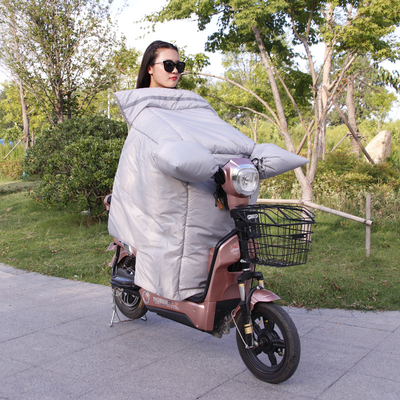 冬季小电动摩托电瓶自行车防风罩加厚加绒防寒保暖双面防水挡风被