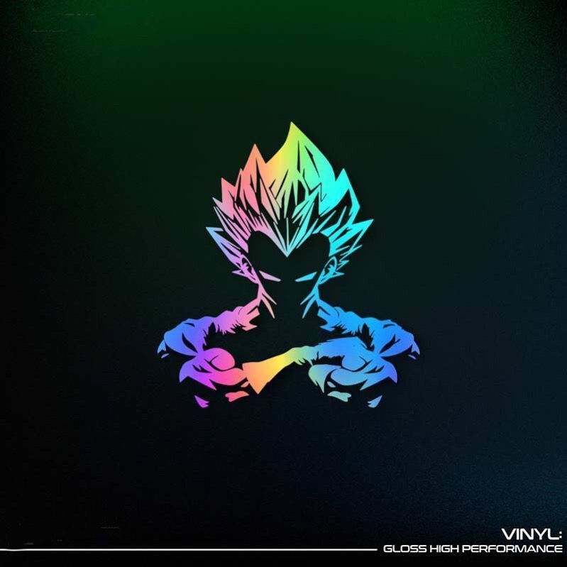 镂空车贴七龙珠孙悟空超级赛亚人邪气暴走车身电动车防水贴纸