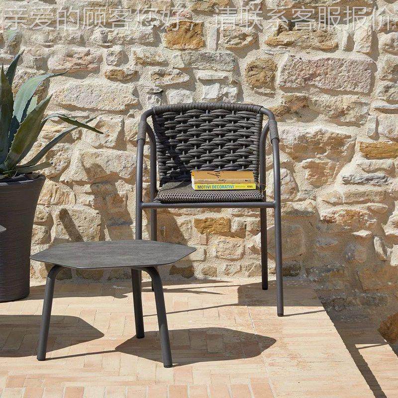 户外庭院桌椅外露天花园防水晒室阳闲台北欧休23-3-18-藤编藤防椅,商业/办公家具,商用藤编家具,淘宝优惠券,粉丝福利购,淘宝优惠卷