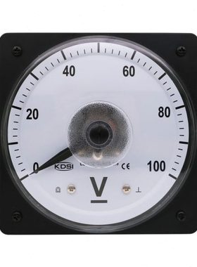 指针式直流电压表LS-110 DC100V 外形110*110mm 出口型电压表