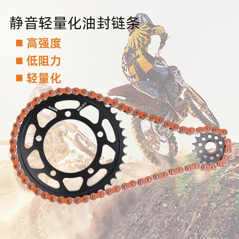 适配阿普利亚1000RRp 1100 RSV4摩托车大小齿炼轮牙盘油封炼条套