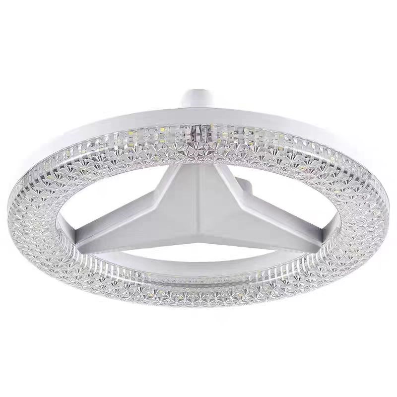 新款LED灯泡E27螺口水晶灯家用客厅卧室照明节能超亮85v-265V通用