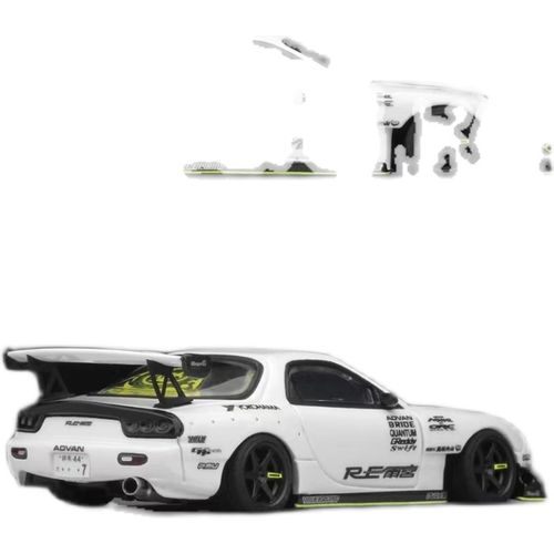 BNDS 1:64 合金车模 改装配件  排气管  尾喉 小比例模型