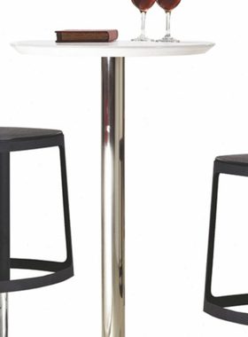 塑料新款金属高简约现代白色吧桌户外桌鸡尾酒桌吧台椅现货C65