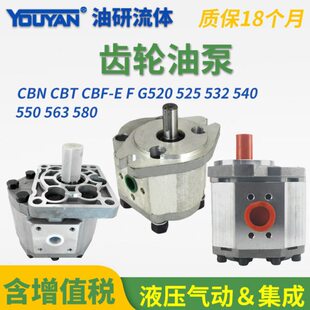 E520 F550 CBT E540 G532 F525 CBQ齿轮泵CBN G580 F563 E516 CBF