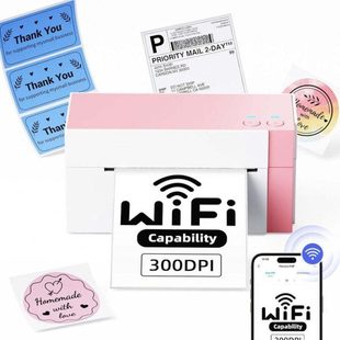 Phomemo 标签机 344热敏无线WiFi连接高清快递电子面单打印机条码