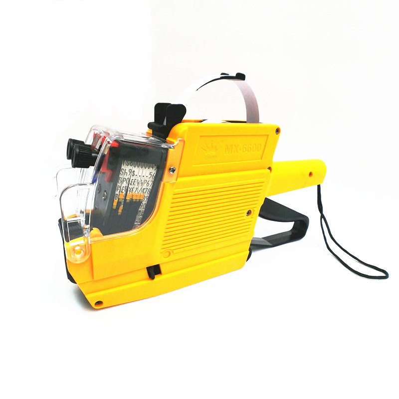 MX6600双码打码机打生产日期手动打价机标价机双排超市打价格标签