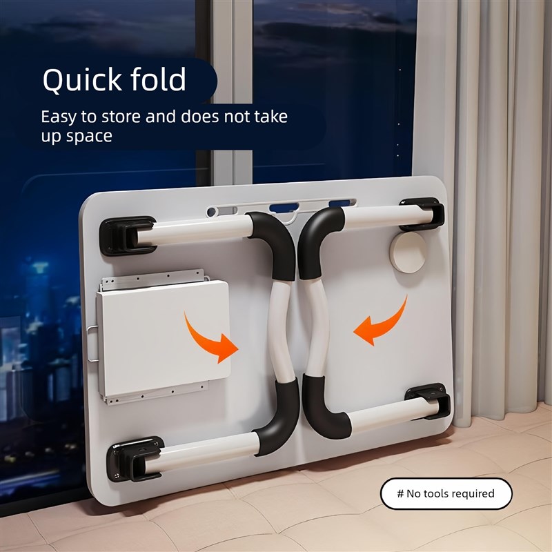 床上小桌子可折叠学习书桌笔记本电脑桌支架懒人卧室坐地飘窗桌坑