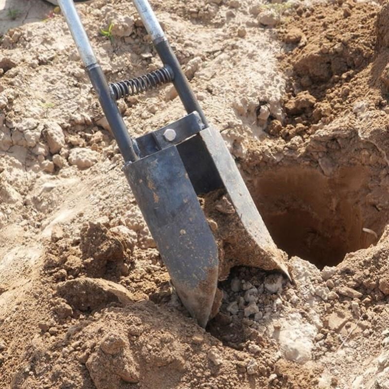 洛阳铲子铲头取土器挖坑打洞x桩井探针农用夹铁锹考古W勘探工具特