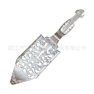 厂家 不锈钢h苦艾酒勺镂空苦艾勺方糖漏勺网滤冰格苦精过滤勺