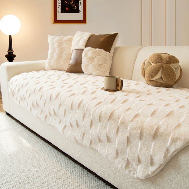 2024新款异形沙发垫冬季毛绒加厚防滑坐垫不规则高级感套罩盖布巾,居家布艺,沙发垫,淘宝优惠券,粉丝福利购,淘宝优惠卷