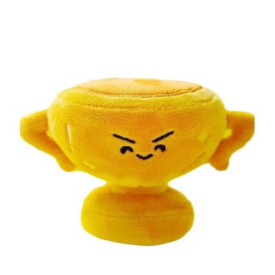 奖杯毛绒挂件h钥匙扣元旦新年礼物可爱挂饰春节年会小礼品玩偶公