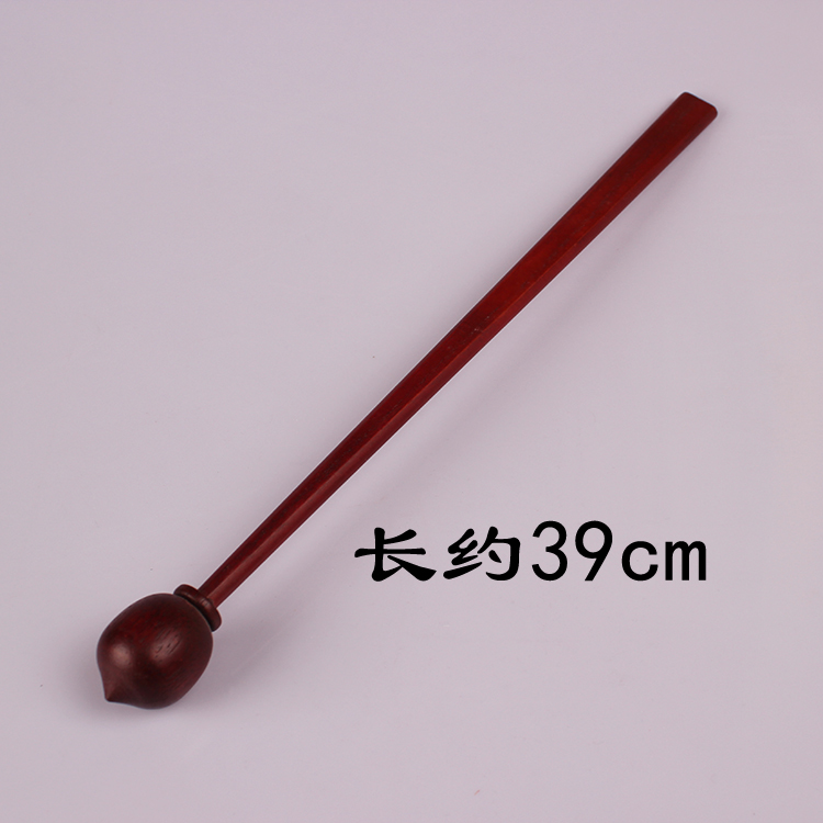 大号仿红木帝钟铃铛木鱼捶子实木锤子打板棒捶云板捶架子槌子包邮