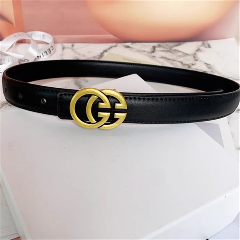 新款女士皮d带真皮字母GG休闲时尚百搭腰带潮流牛仔裤腰带女款代