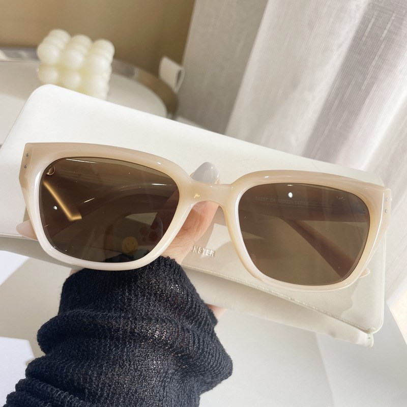 高级感板材偏光近视墨镜女款个性宽边太阳眼镜2O023窄框百搭潮眼