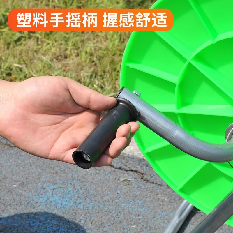 农用浇地卷水带神器手摇落地式水管收卷器灌溉收U管放管百米架子