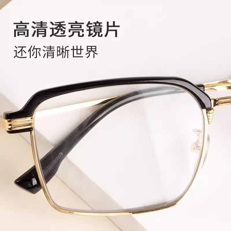 智能老花镜自动调节度数变焦清远近两用防蓝P光档超轻老花眼镜