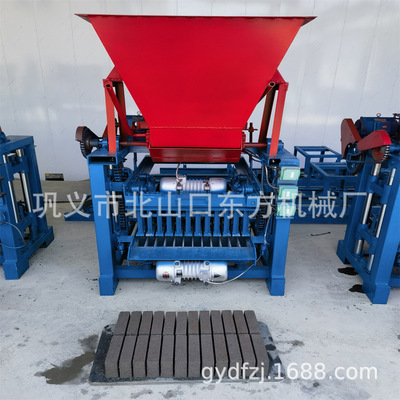 半自动4-35四柱料斗240-115-50标砖26块实心砖机水泥盖房砖机