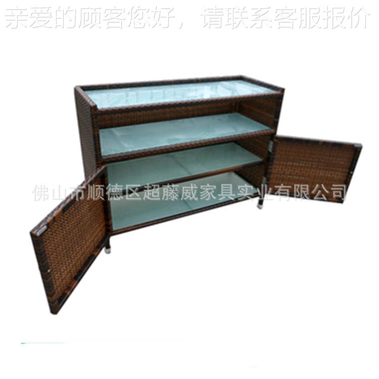厂直制销藤艺家店具酒藤艺品户外藤藤编家具茶水CF-679柜茶家柜
