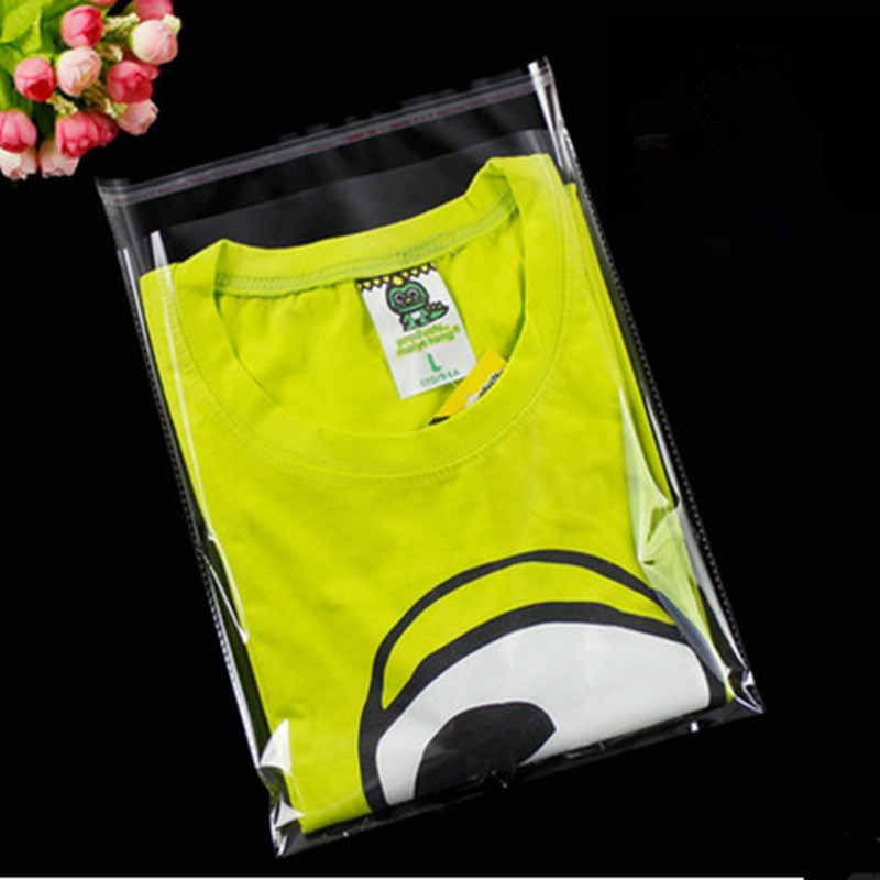 透明包装袋opp自粘袋不干胶自封袋oBpp塑料袋现货可加LOGO印刷pe