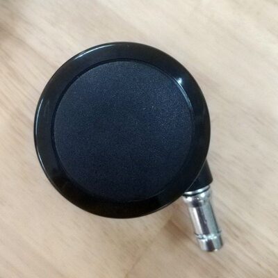 赫曼地板轮米勒降噪轮转椅脚轮透明轮腰托配件【不参与满减】