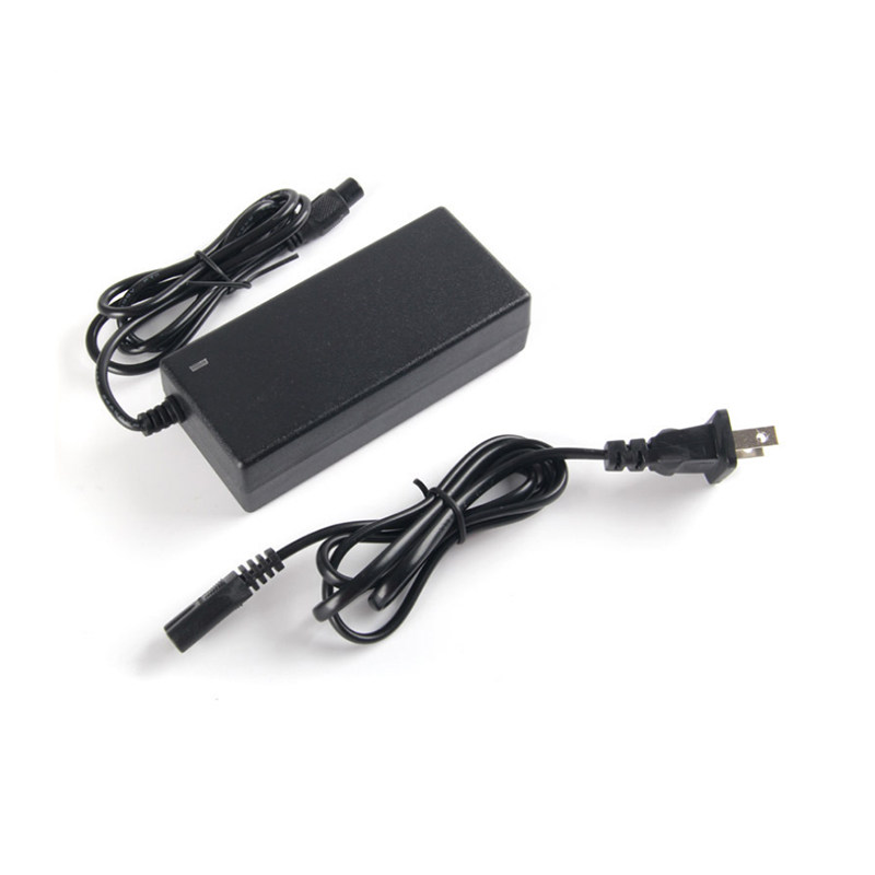 阿尔郎双轮平衡车36V54V充电器三孔插头通用带线冲电器.电源线傲