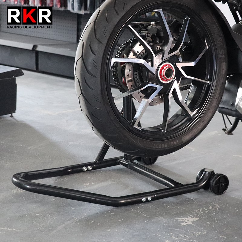 张雪机车500RR起车架 单摇臂支撑E架后轮起落停车加粗单边驻车支