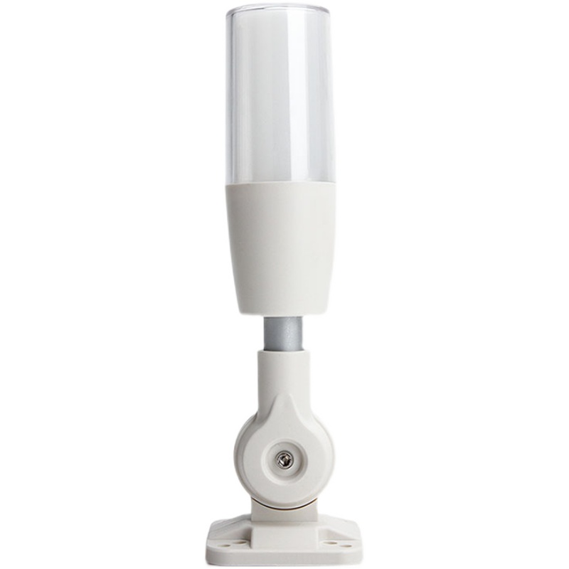 一体三色灯LED报警器12信号数控机床设备指示灯24v220v单层警示灯