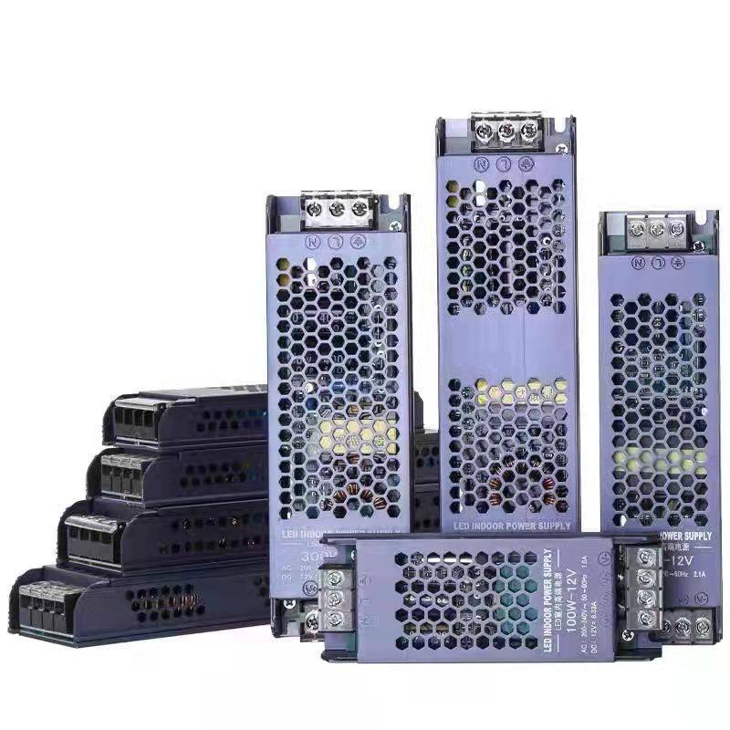 LED变压器220V转12V24V开关电源黑金刚电源线性灯变压器超薄电源