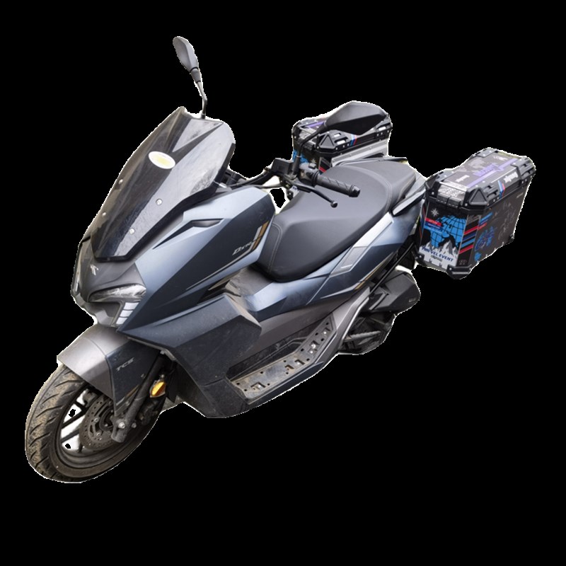 适用于台荣摩托车荣1m50铝合金三箱DSR侧箱TR150T-7改装铝合金边