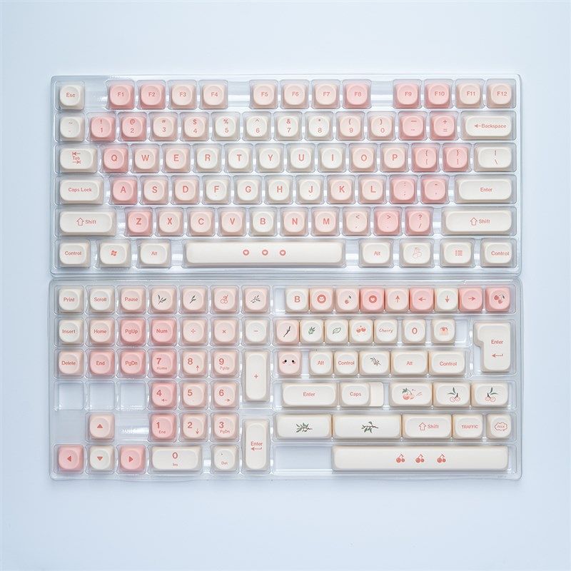 樱桃键帽MOA高度可爱球帽机械键盘键帽适配68 75 87 98 104 108