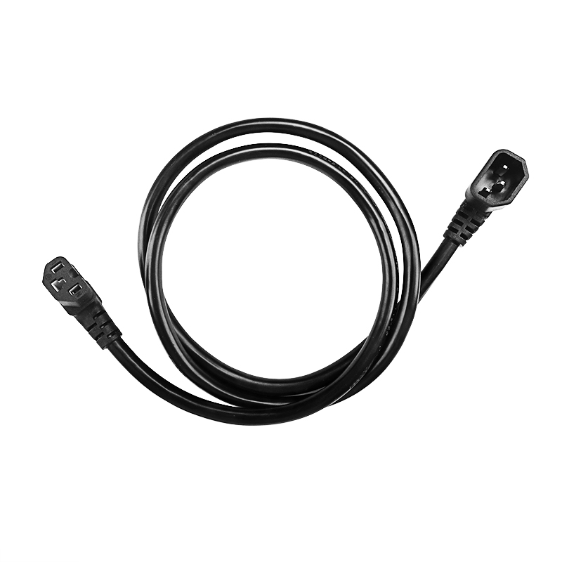 电动车公母对接插头双公双母品字B插头转换线连接线电瓶外接电源