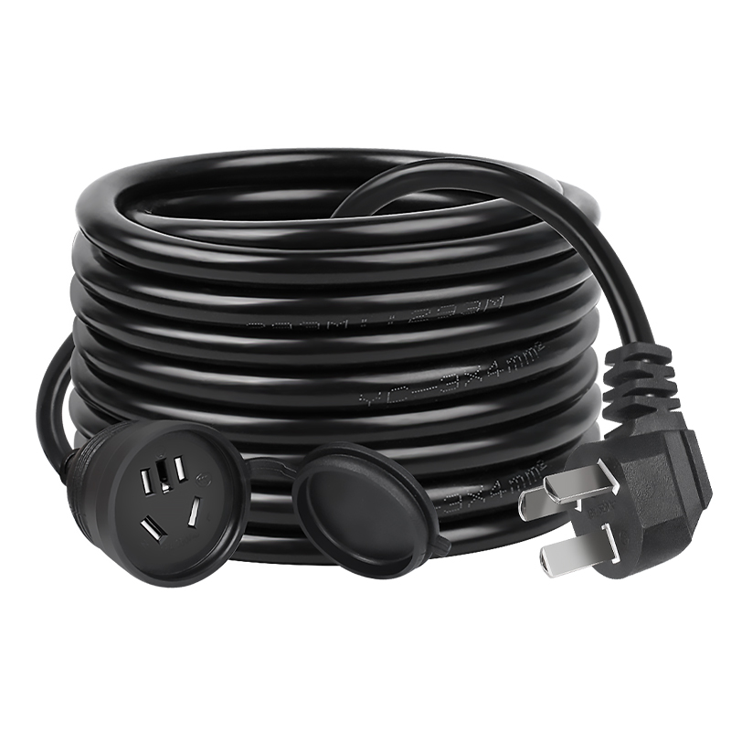 比亚迪北汽新能源电动汽车充电延长线4平方16A大功率插座接拖线板