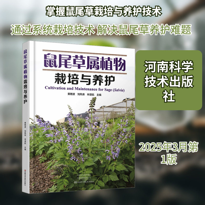 鼠尾草属植物栽培与养护 河南科学技术出版社 黄艳波,刘凤栾,林楚航 主编 编 农业基础科学