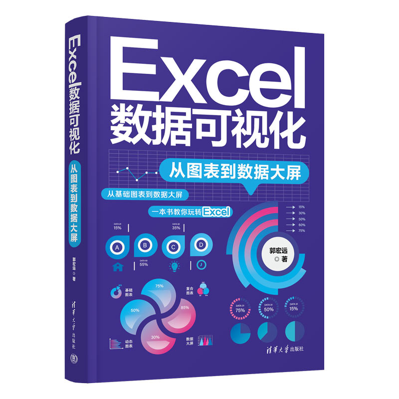 Excel数据可视化:从图表到数据大屏郭宏远清华大学出版社计算机/网络/操作系统（新）