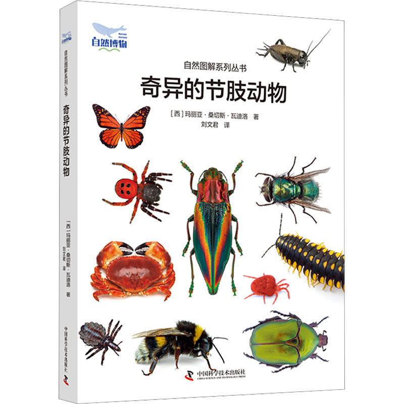 奇异的节肢动物 中国科学技术出版社 (西)玛丽亚·桑切斯·瓦迪洛 著 刘文君 译 不一样的生物,不一样的动物世界