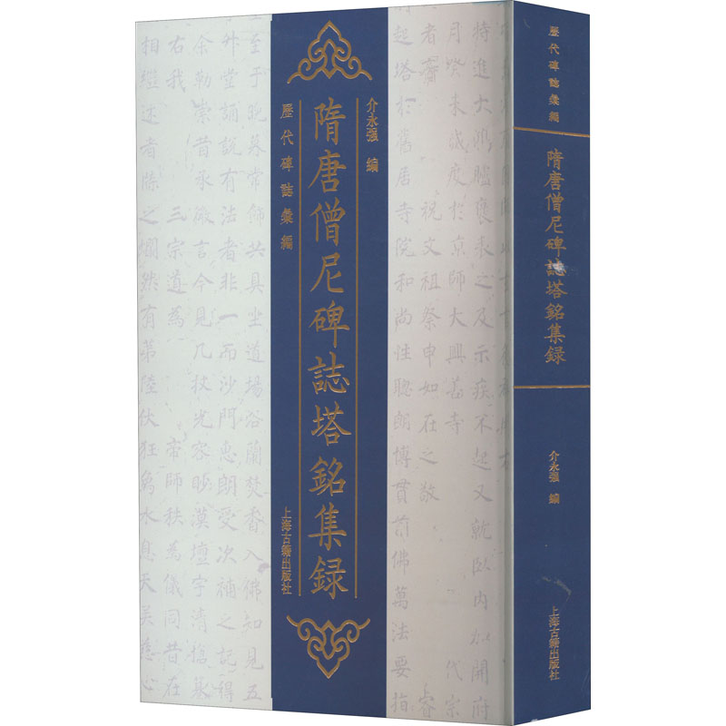 隋唐僧尼碑志塔铭集录 上海古籍出版社 介永强 编 文学理论/文学评论与研究