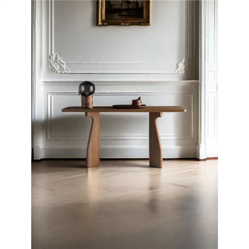 入户玄关桌实木长条靠墙窄桌供桌走廊条案条几简约端景台入户门