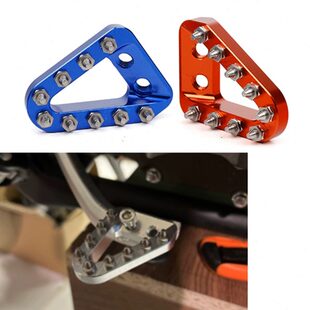 恒舰Z300两冲S5克维思K16脚踏板加大三角板越野KTM刹车头CNC改装