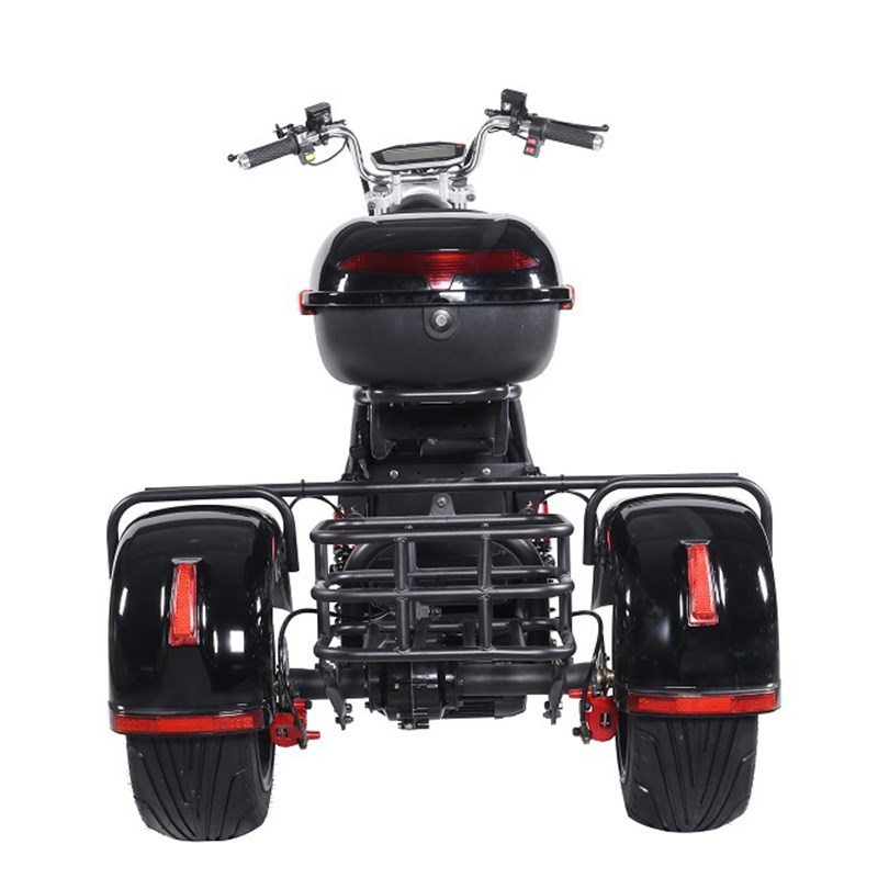 哈雷三轮电动滑板车成人电瓶车60VD越野代步大功率哈雷电瓶车摩托