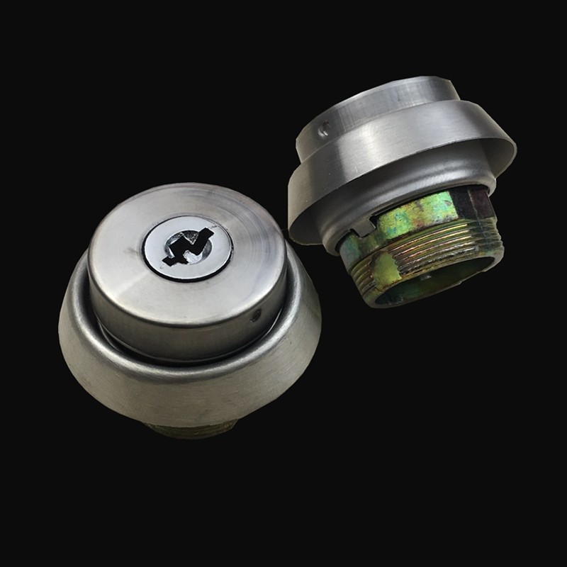 ASD安顺d龙301双面地锁 338平头锁 不锈钢门锁 有框门301地锁锁头