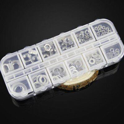 137pcs 304 Stainless steel hex nut washer set M2 M3 M4 M5 M6